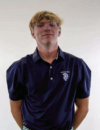 Above, Stroud alum Brice Wolff and, right, Wolff and the rest of the Seminole State College district champ golf team.