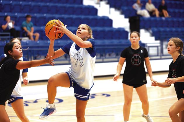 Skye Buchanan goes up for the shot. Photo/Beth Young