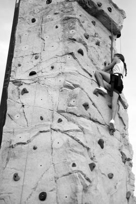 Up the wall