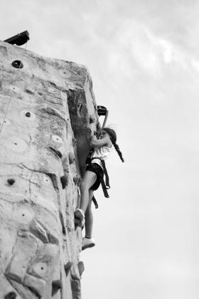Up the wall