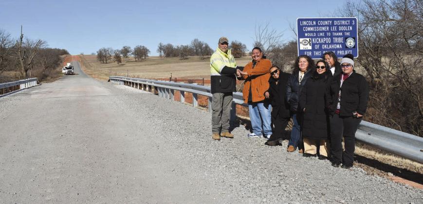 County, Kickapoo Tribe and BIA bridge
