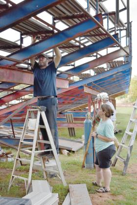 Improvements at the rodeo arena