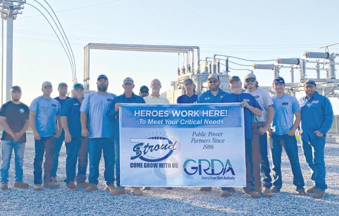 GRDA, Stroud recognize hometown heroes