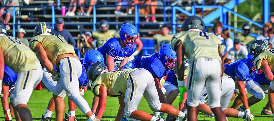Football scrimmages