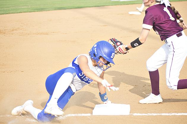Action from the Stroud Lady Tigers game against Warner.