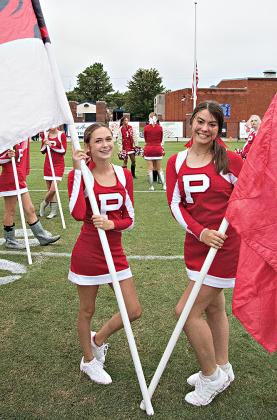 Action from the Stroud vs. Prague football game