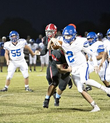 Shot from North Rock Creek's first-ever home football game