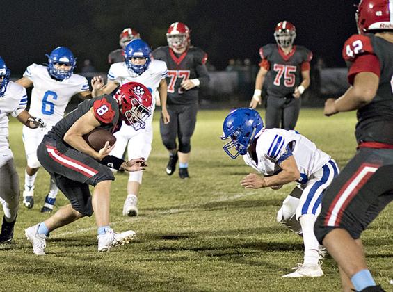 Shot from North Rock Creek's first-ever home football game