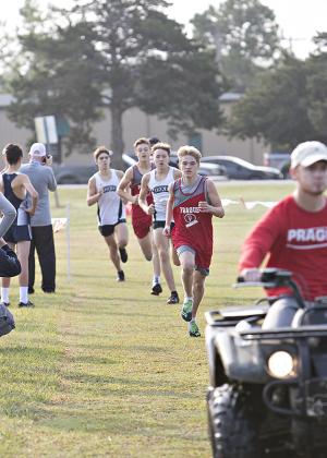From the Prague track meet Saturday.