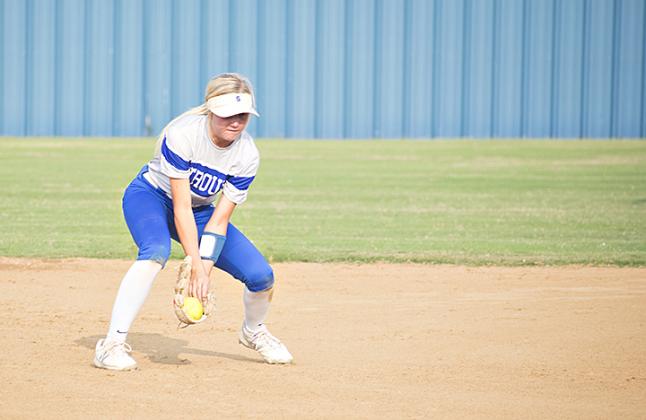 Action from the Stroud Lady Tigers game against Warner.