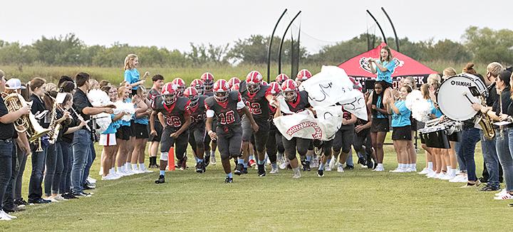 Shot from North Rock Creek's first-ever home football game
