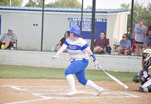 Action from the Stroud Lady Tigers game against Warner.