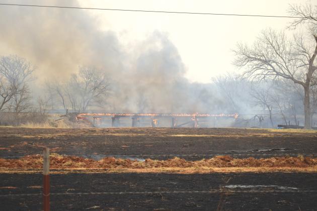Oklahoma on fire