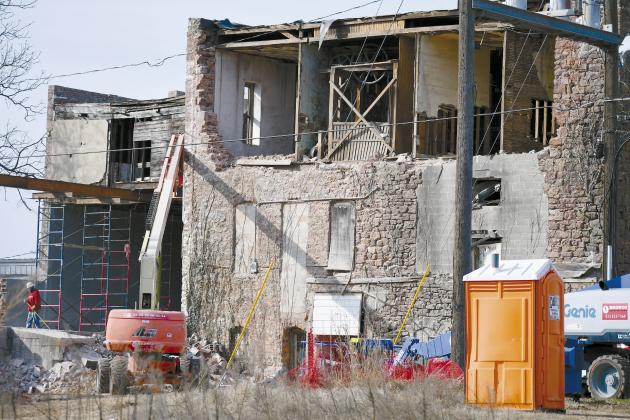 The demolition