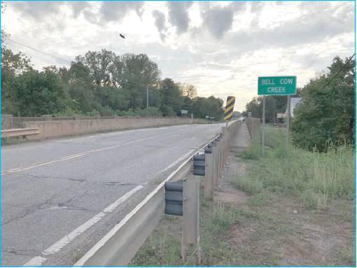 The bridge on Bell Cow Creek, on Highway 66 by Highway 18, will be resurfaced starting October 7. The project will be done within 90 days, weather permitting, according to the acting supervisor one at Oklahoma Department of Transportation. It will be worked on one lane at a time, with temporary stop lights put in place open to traffic. The concrete and asphalt will be replaced but the steel structure of the bridge stay in place. Both north and south handrails will be repainted. Photo/Jessica Pollard