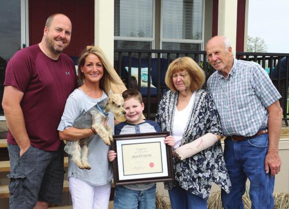 Braden Meyer: 8-year-old hero in Carney