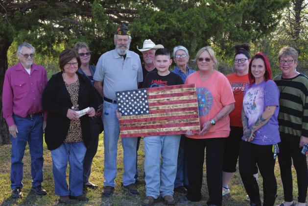 Hand-made flag donation