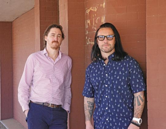 Producer Jacob Snovel and director Kyle Harris. Photo/Brian Blansett