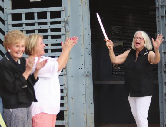 Dedication of historic jail cell