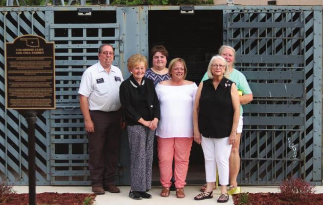 Dedication of historic jail cell