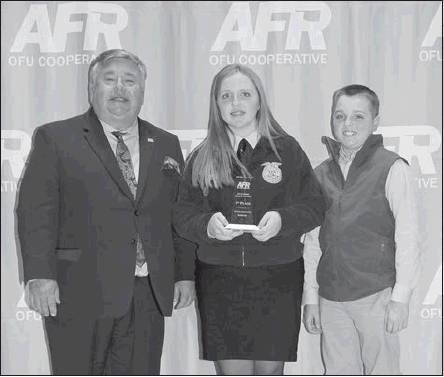 McConnell takes second in AFR speech contest