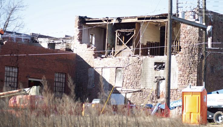 Demolition begins