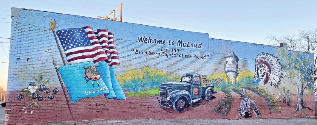 New Mural for McLoud