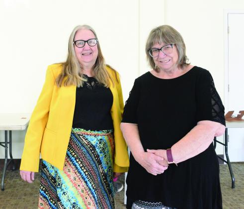 Carla Hale, left, and Sandy Helm. Photo/Brian Blansett
