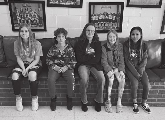 Stroud Middle School students of the month