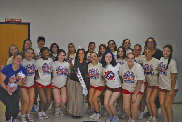Visit from Miss Oklahoma
