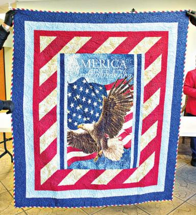 Quilts of Valor at Mammoth Baptist
