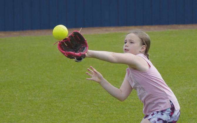 Softball camp in photos