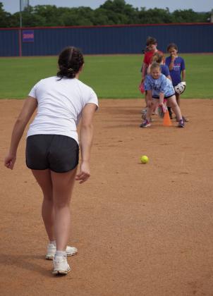 Softball camp in photos