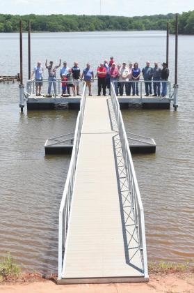 Lions’ new dock in place