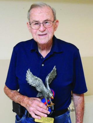 Honored for service