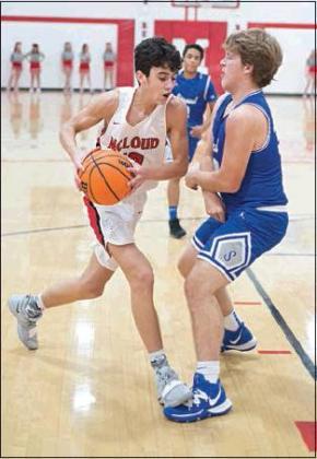 Below, Hunter Thompson prepares to take a charge.