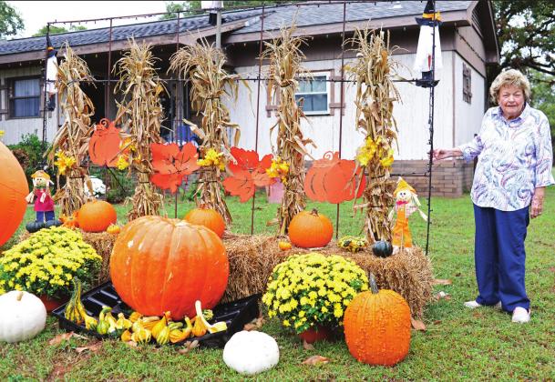 Pumpkins on display in Agra