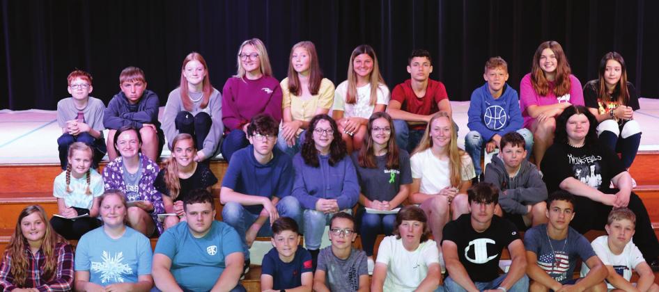 Stroud Middle School: Honor Society, students of the month