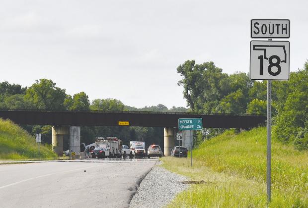 Fatal crash on SH 18