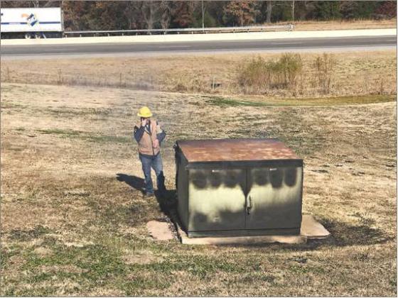 Fire knocks out power