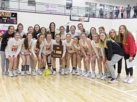 Area champs times two - the Dale boys and girls teams. Photo/Rick Hester
