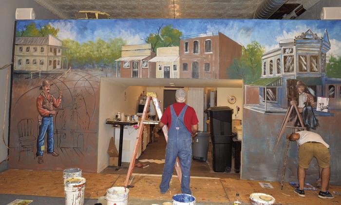 Museum mural