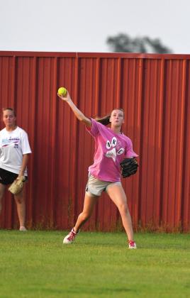 Getting ready for softball