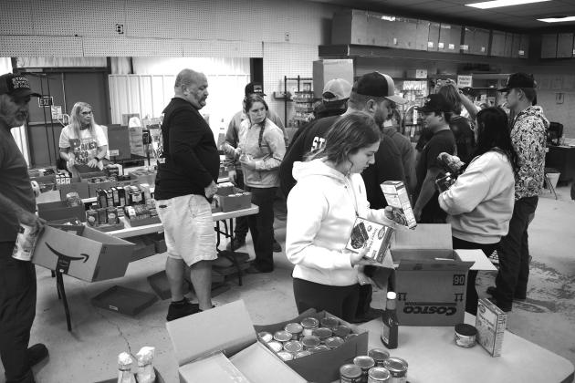 SFD collects food to help Stroud Food Pantry