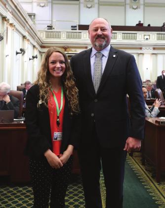 Rickner serves as page