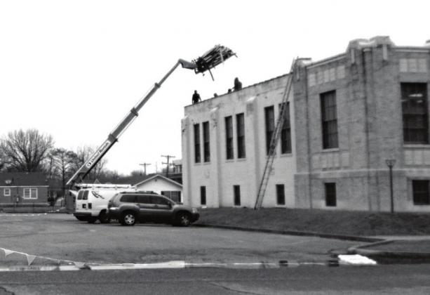 Stroud Library receives new roof, new books