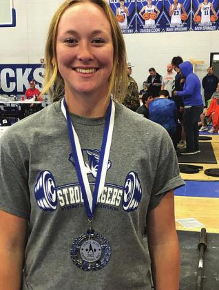 Stroud powerlifters at state