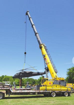 Black Hawk in place