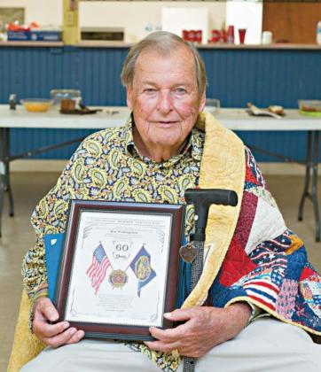 American Legion award, quilts