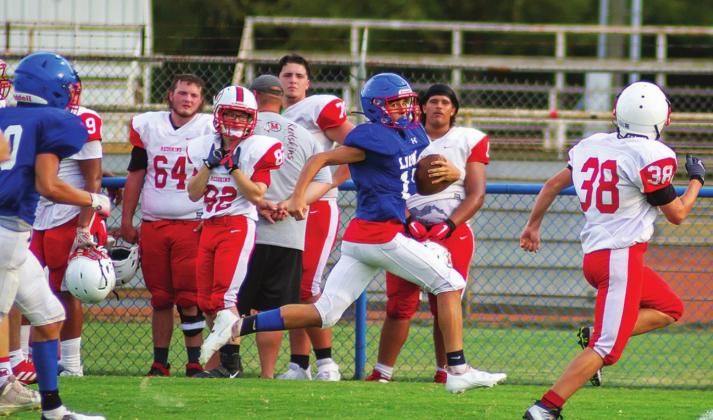 Football scrimmages